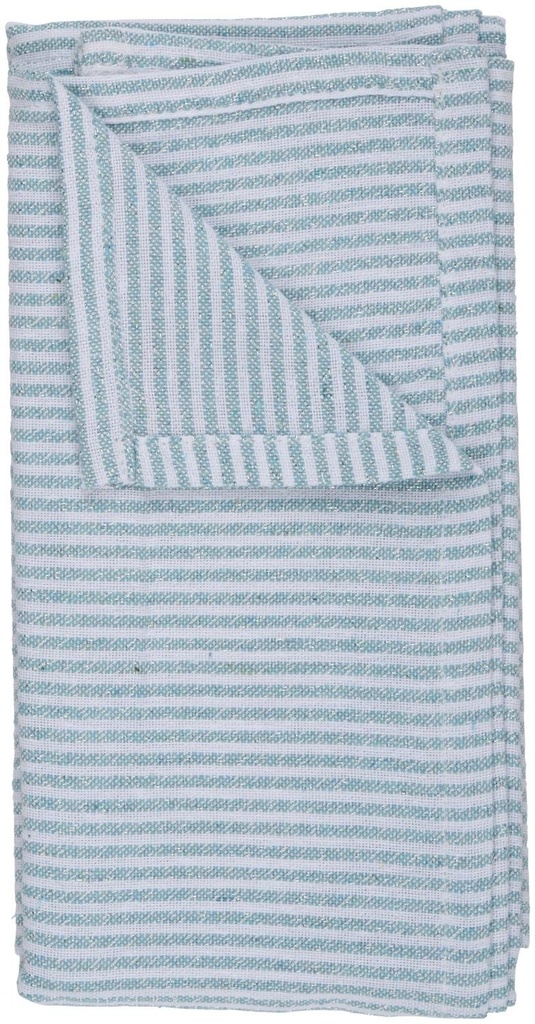 [871125233109] ARTICASA Table Runner Stripe Lurex Blue 35x150cm