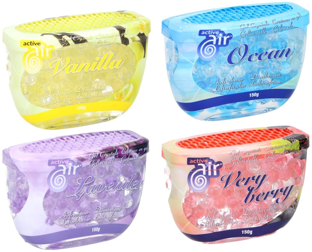 ACTIVE AIR Airfresh Pearl 150g Various Scents