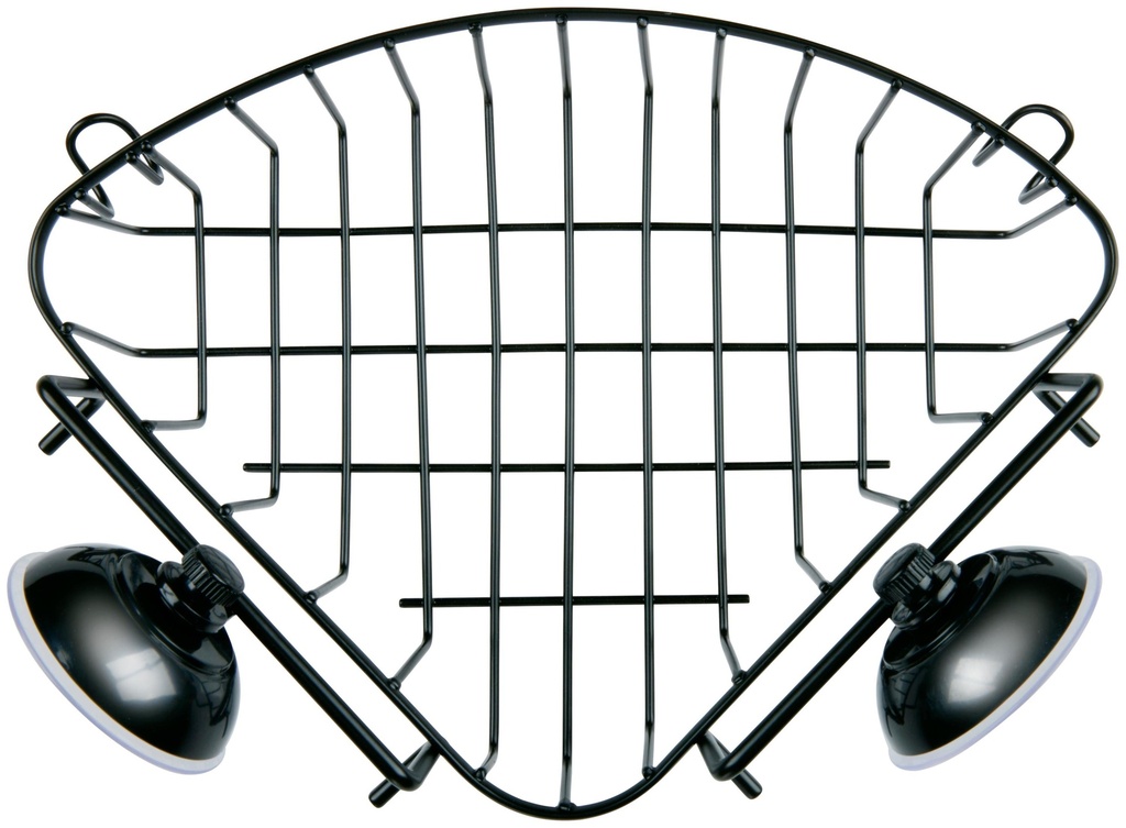 BATH & SHOWER Bathroom Corner Rack with Suction Cup