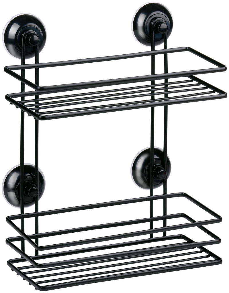 BATH & SHOWER Bathroom Rack 2 Layer with Suction Cup