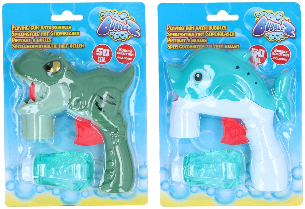 BUBBLEZ Playing Gun with Bubbles 2-in-1 35ml