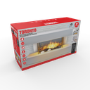 CLASSIC FIRE Wall Heater Toronto with 17 LEDs and Timer