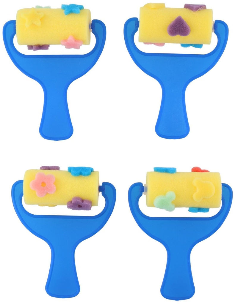 CRAFT Paint Roller Creative 13x10x3.5cm Star Heart