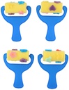 CRAFT Paint Roller Creative 13x10x3.5cm Star Heart