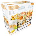 CUISINE ELEGANCE Drink Dispenser with Stand 4L