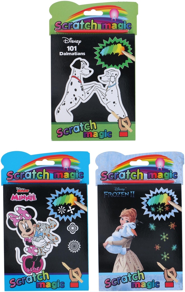 DISNEY Scratch Magic 22x17cm
