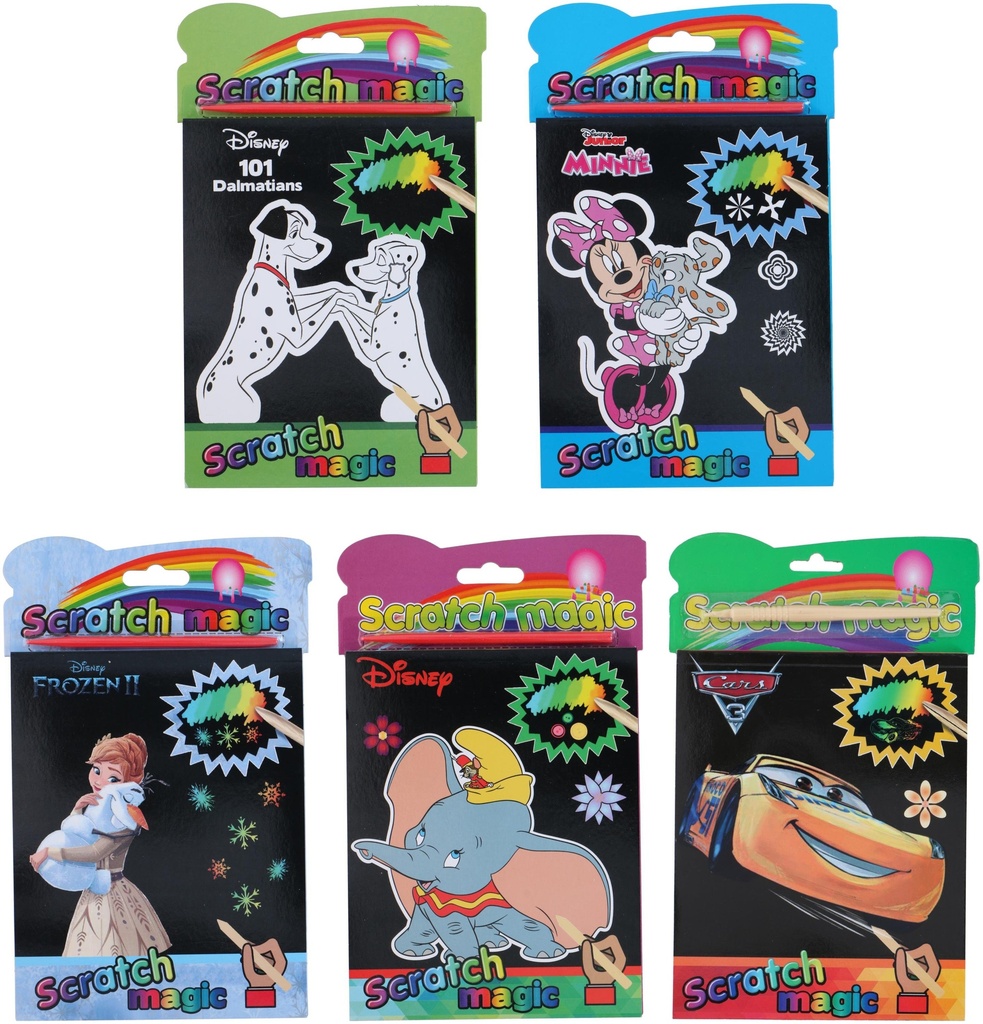 DISNEY Scratch Magic 22x17cm