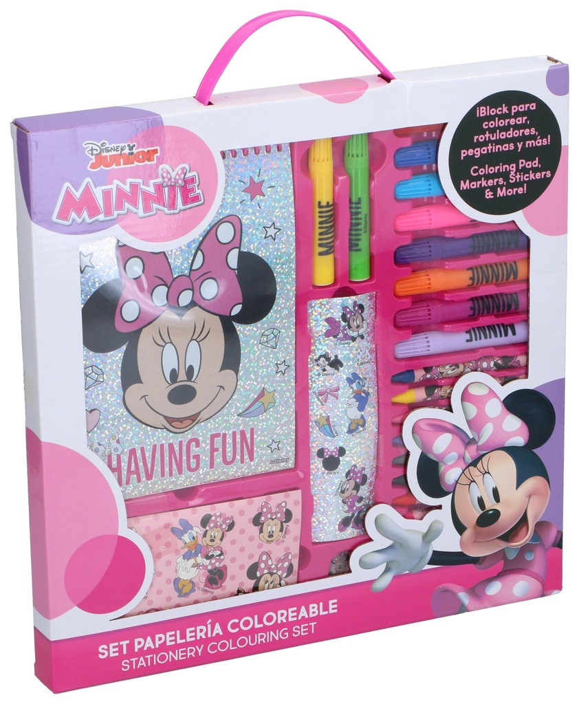 DISNEY Stationery Colouring Set Minnie