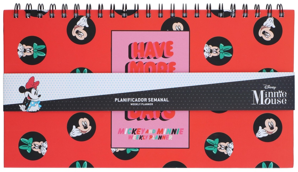 DISNEY Planner Minnie Mouse 30.5x17.5cm