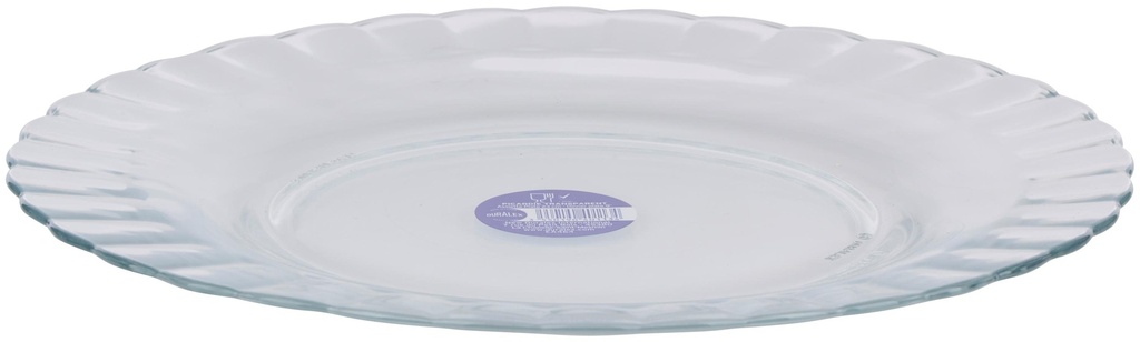 DURALEX Durable transparent glass dinner plate