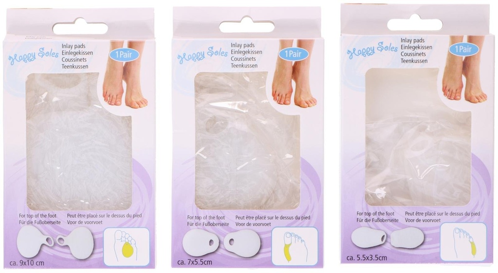 HAPPY SOLES Comfort Insole Pads for Daily Foot Relief