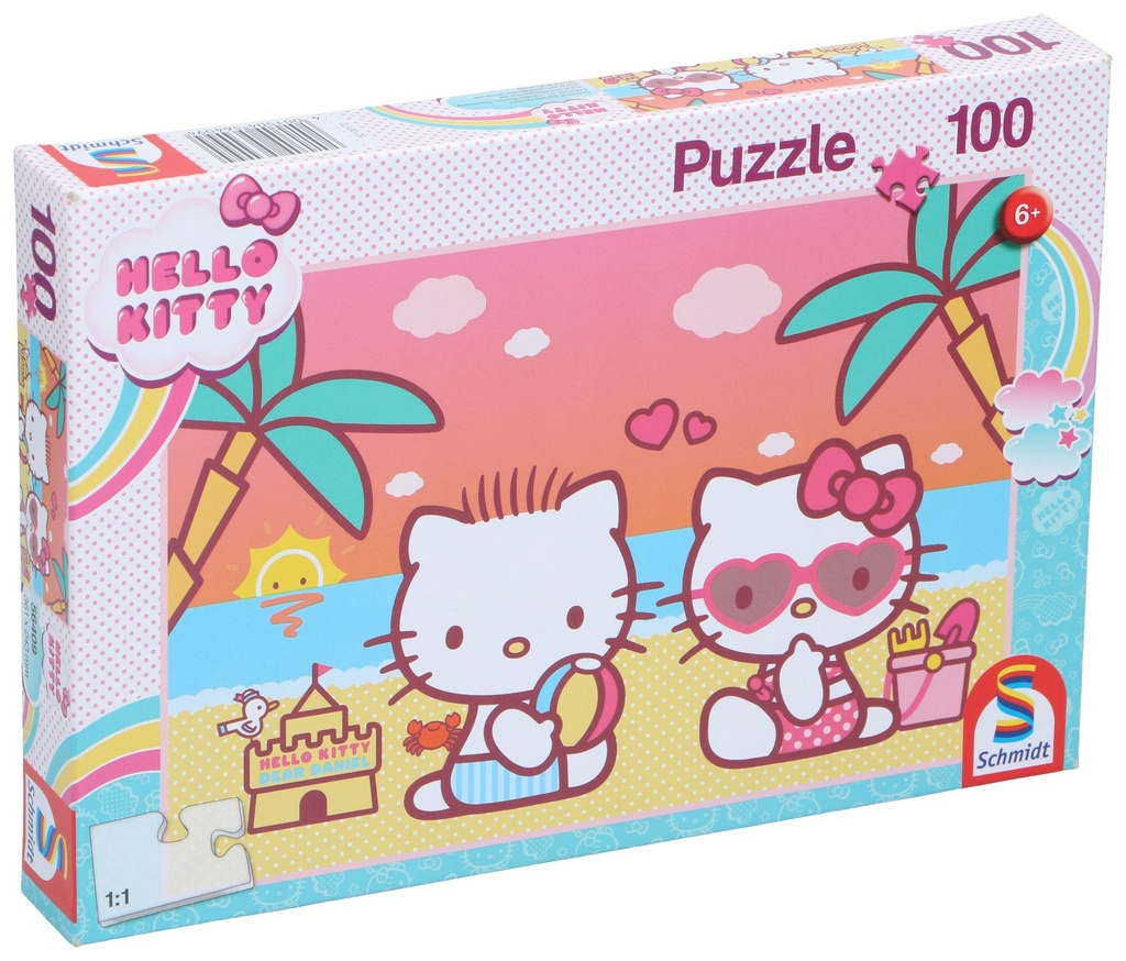 HELLO KITTY Puzzle Hello Kitty Beach 100 Pieces