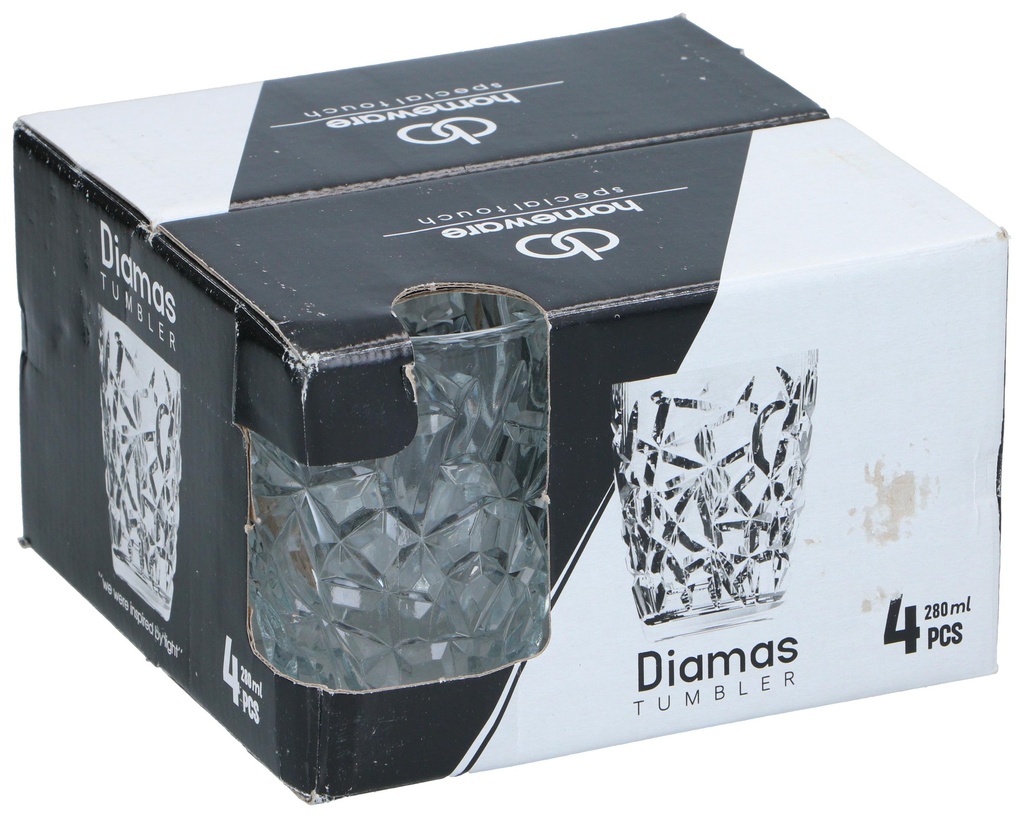 HOMEWARE Diamas Glass 280ml