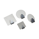 HOOKS & CO Wall Hook Self-Adhesive Stainless Steel