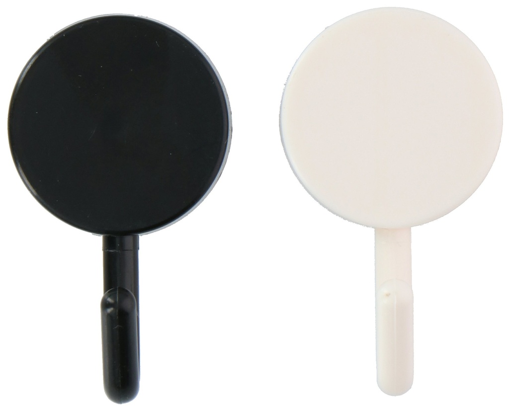 HOOKS & CO Self-Adhesive Round Hooks 5x2.5cm