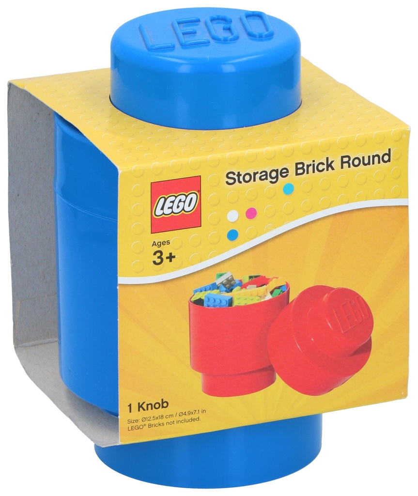 LEGO Round Storage Brick Container