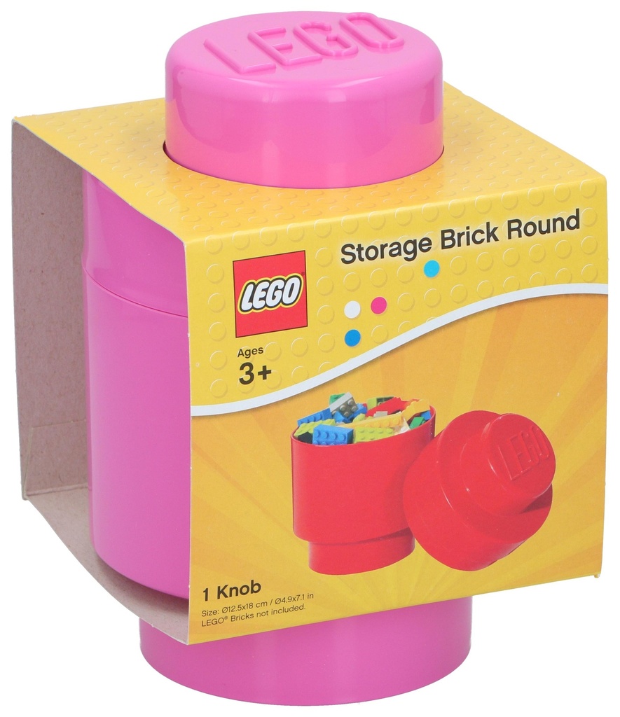 LEGO Round Storage Brick Box