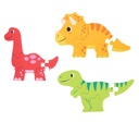 LET'S PLAY Foam Dinosaur Puzzle