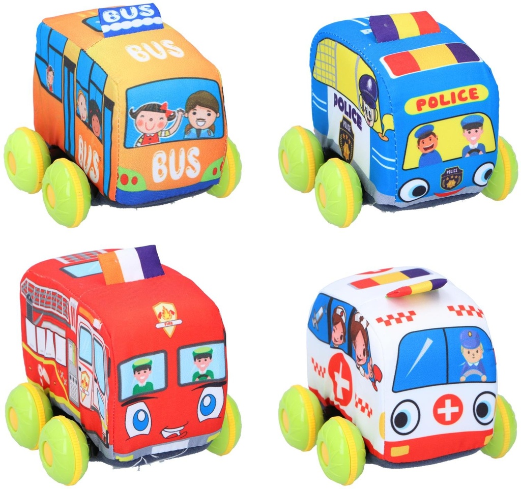 LET'S PLAY Baby Soft Car Toy