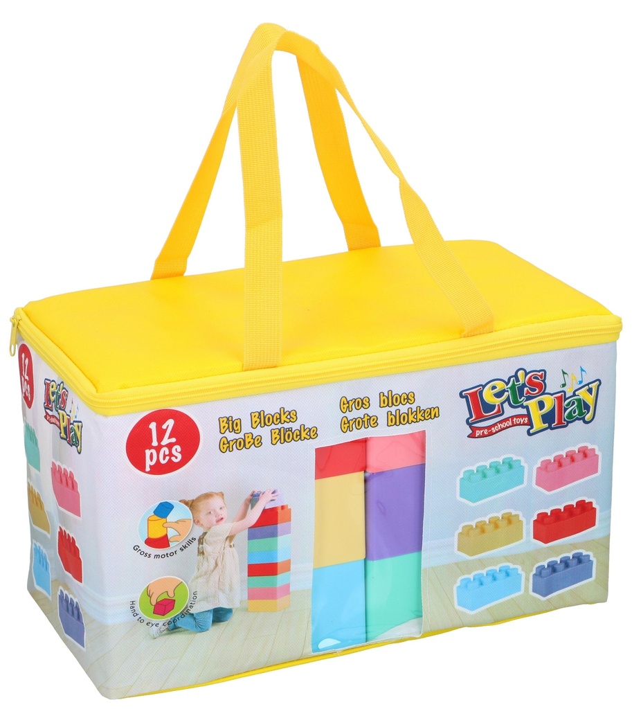 LET'S PLAY Building Blocks 9.4x18.8x9cm