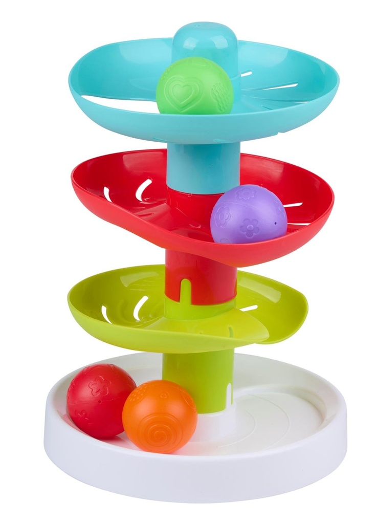 LET'S PLAY Roll & Drop Tower 19x12x27cm