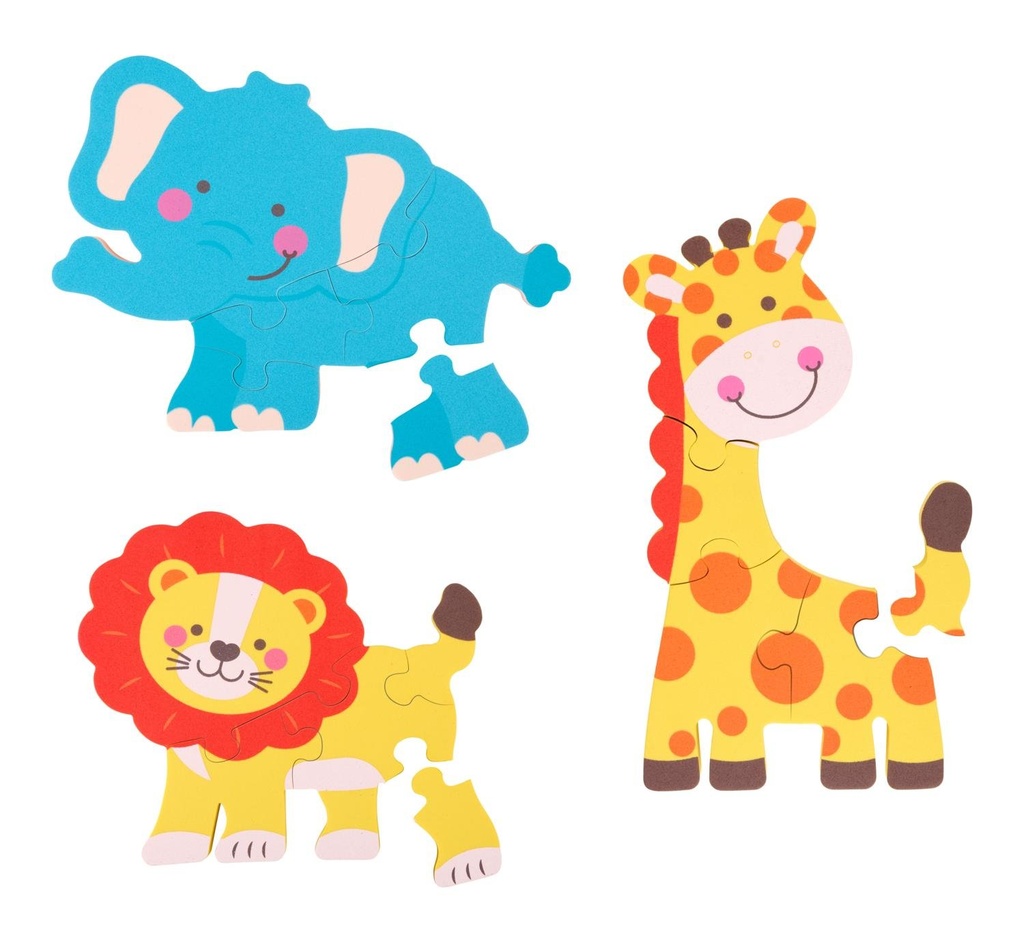 LET'S PLAY Foam Animal Puzzle for Children