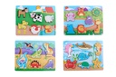 MARIONETTE WOODEN TOYS Animal Chunky Puzzle for Children