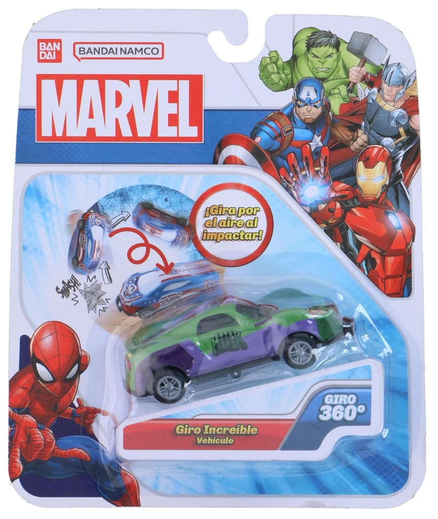 MARVEL Marvel Spinning Action Car