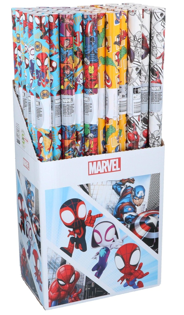 MARVEL Marvel Gift Wrap Paper 24 pcs