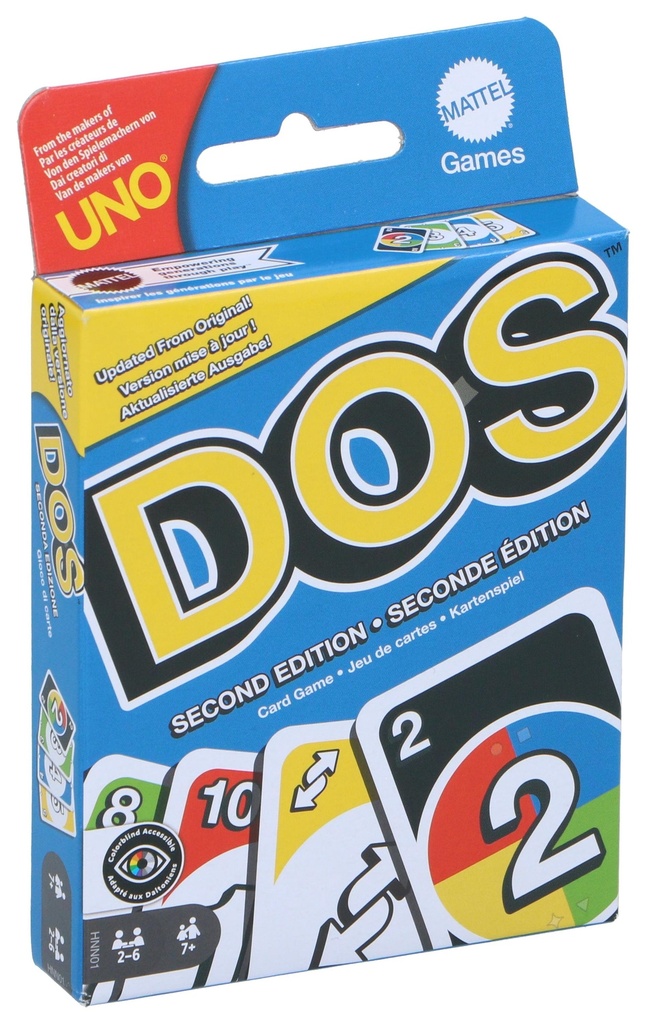 MATTEL Dos Second Edition Card Game