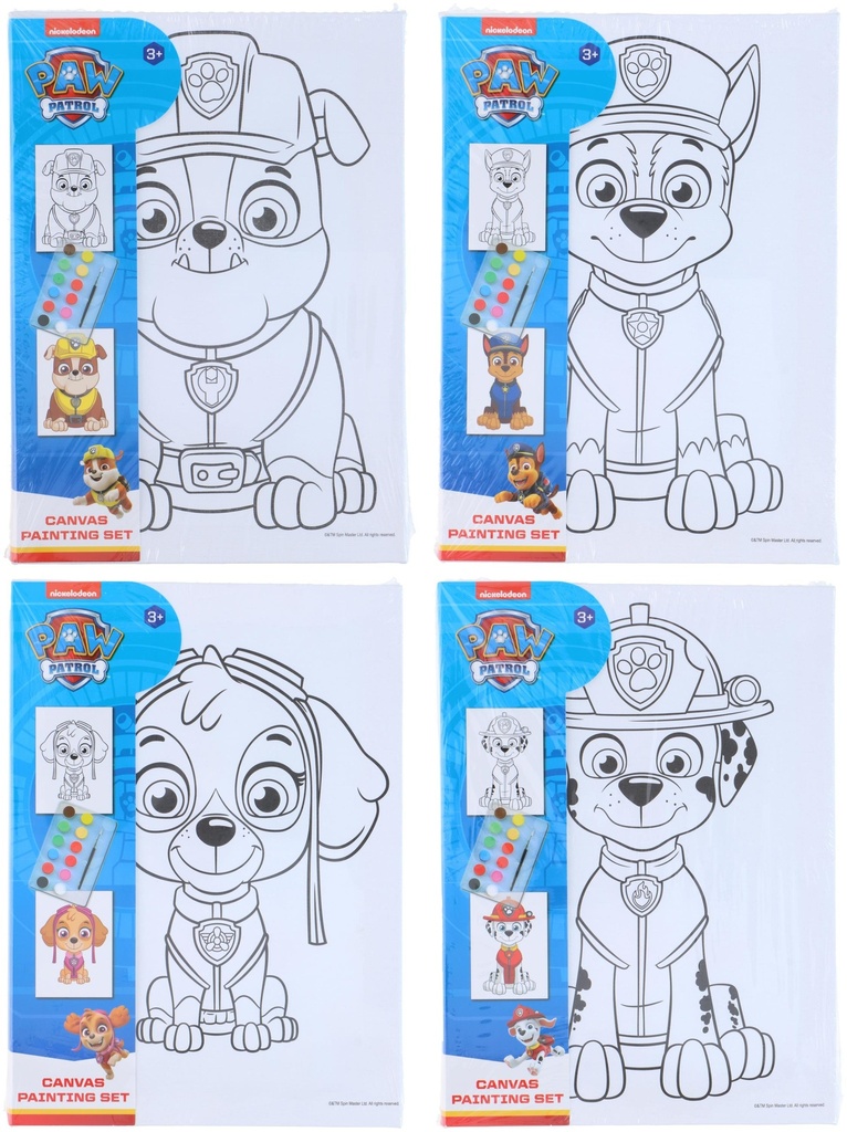 NICKELODEON Canvas Painting Set for Kids 14pcs