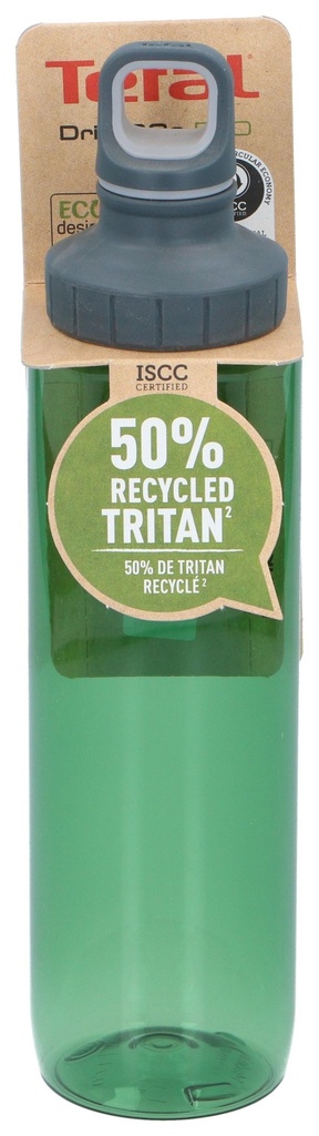 TEFAL Green Recycled Tritan Water Bottle
