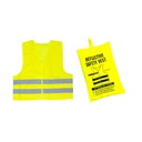 SOS ALL RIDE Reflective Safety Vest Yellow