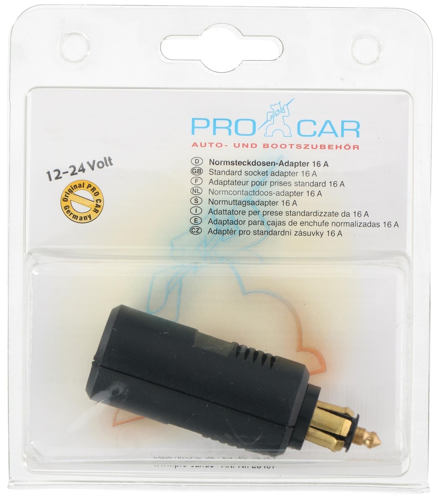 PROCAR Adapter Small-Large 12-24V 16A