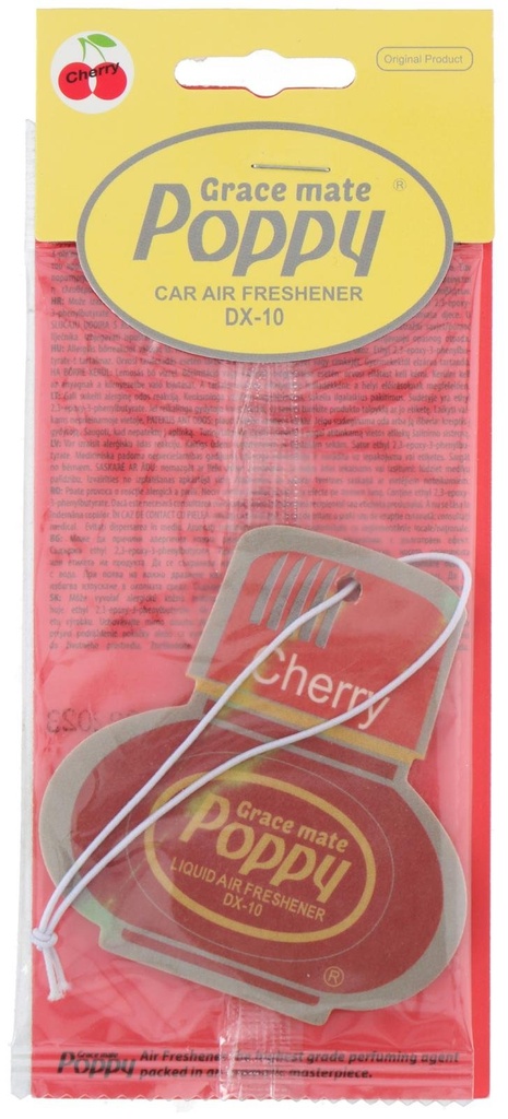 POPPY Air Freshener Card Cherry Scent