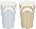 PARTY CASA Metallic Party Cup 220ml Gold/Silver