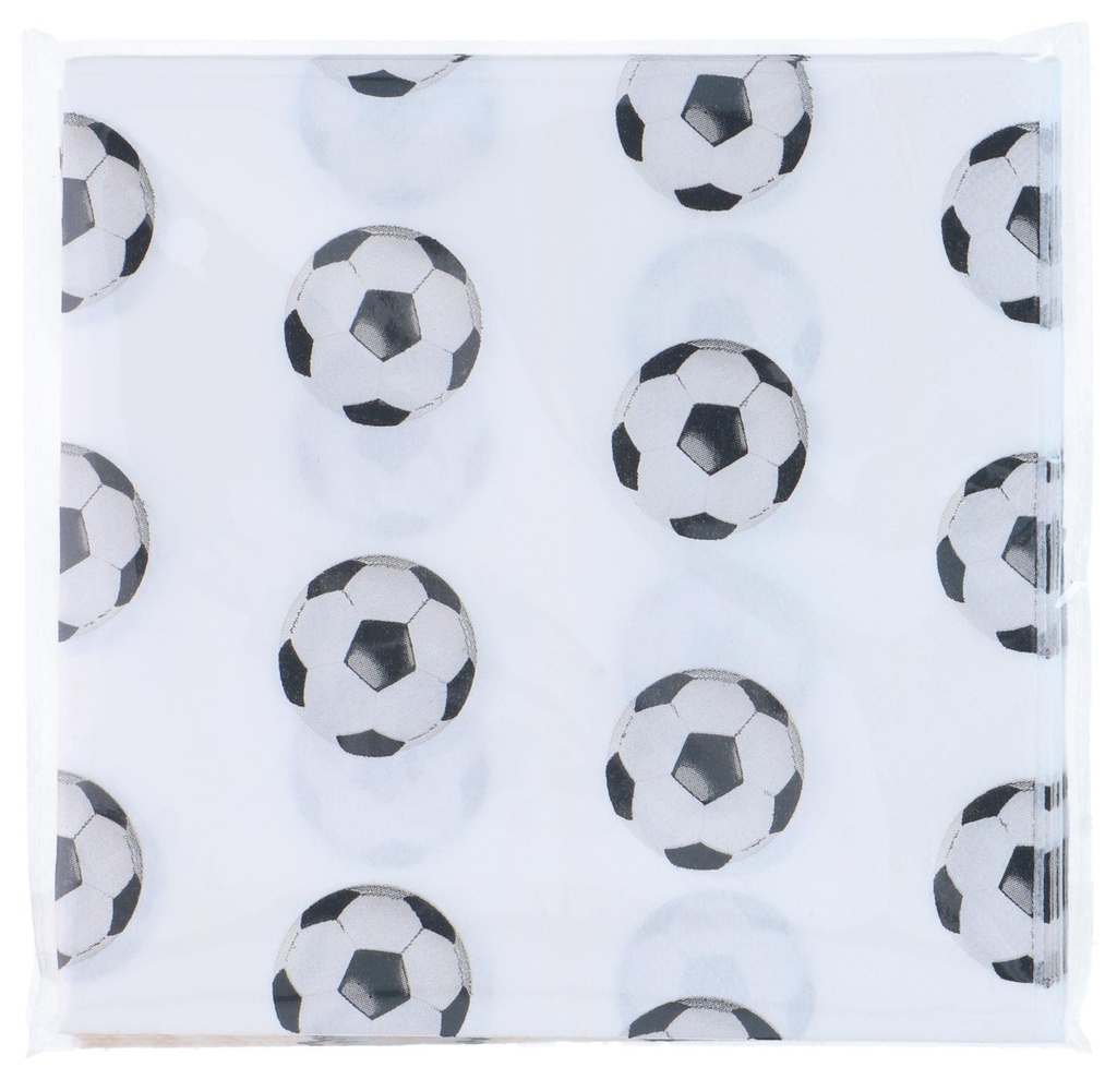 PARTY CASA Football Napkin 33x33cm