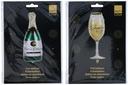 PARTY CASA Foil Balloon Champagne Bottle and Glass