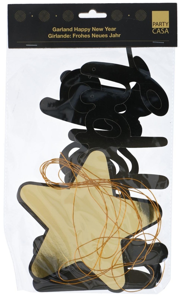 PARTY CASA Garland With Star 300cm