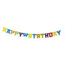 PARTY CASA Happy Birthday Banner 146cm