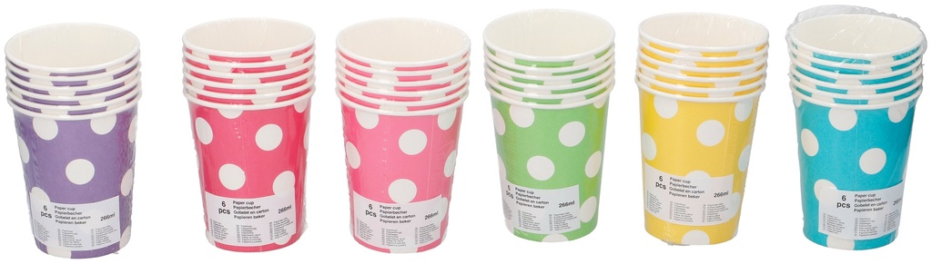 PARTY CASA Party Cup 266ml Spotted