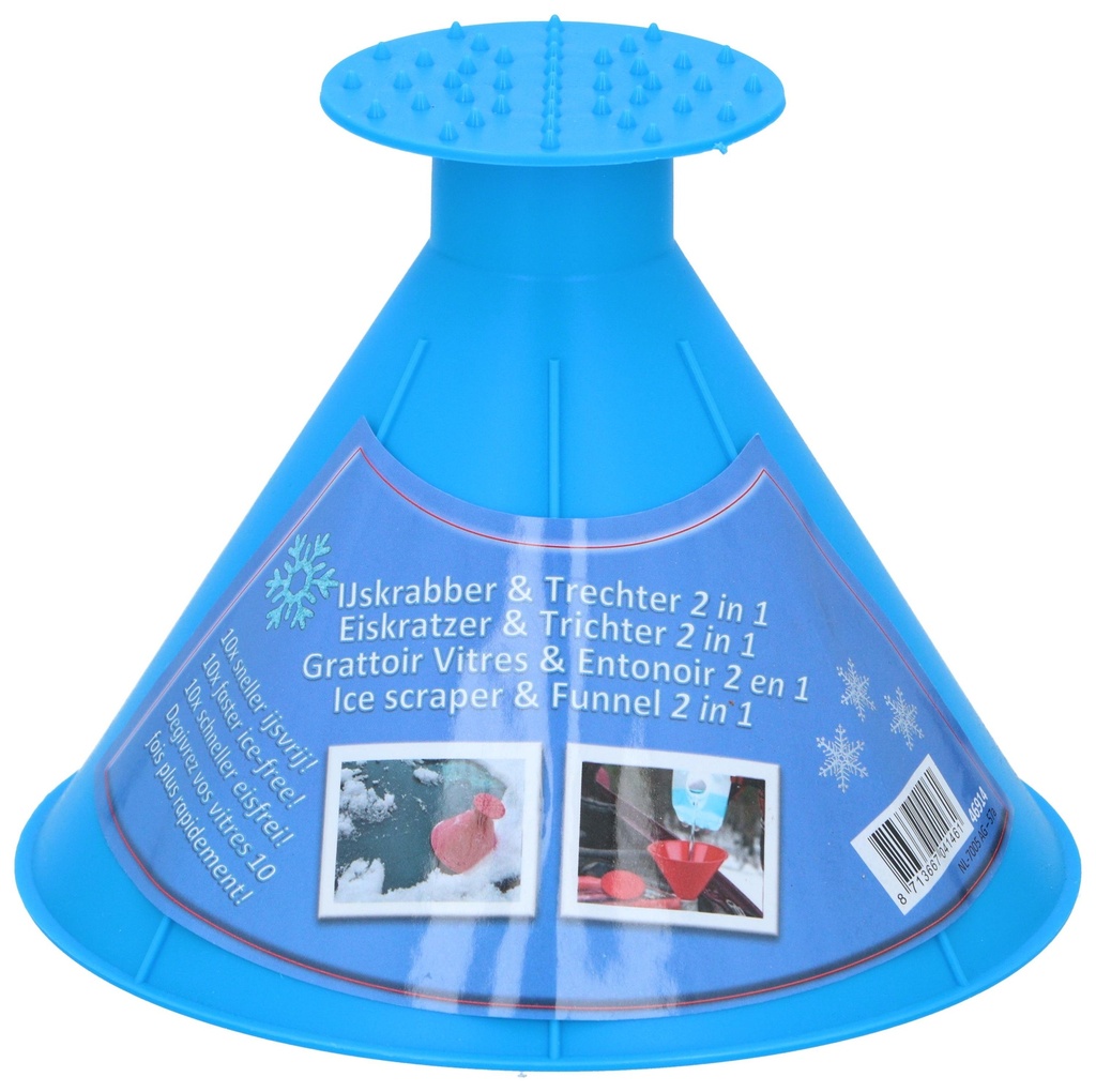 Ice Scraper & Funnel 2 in 1