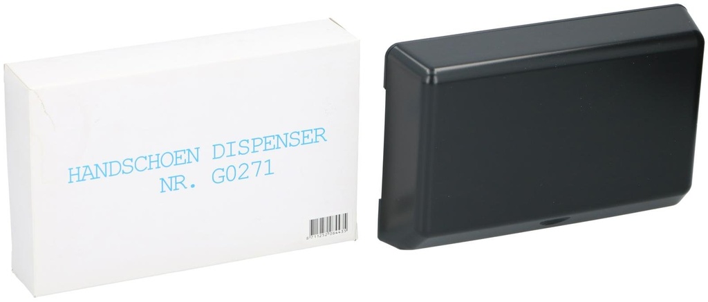 Glove Dispenser 22x14x4.5cm Black White