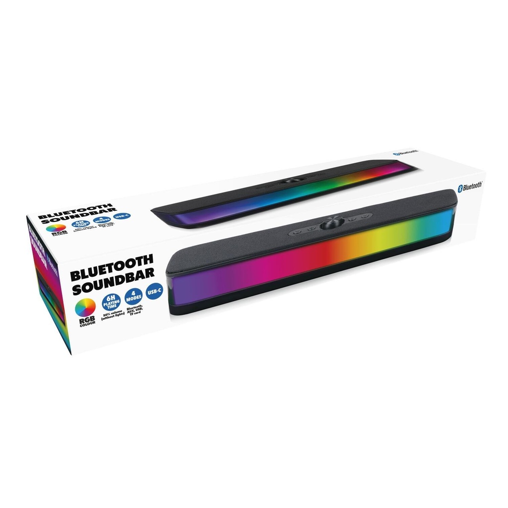 Soundbar Bluetooth with RGB Lighting