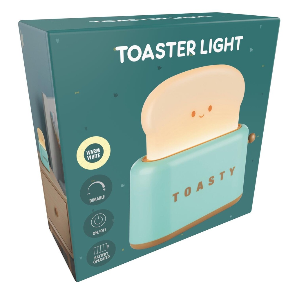 Battery Operated Toast-Shaped Light