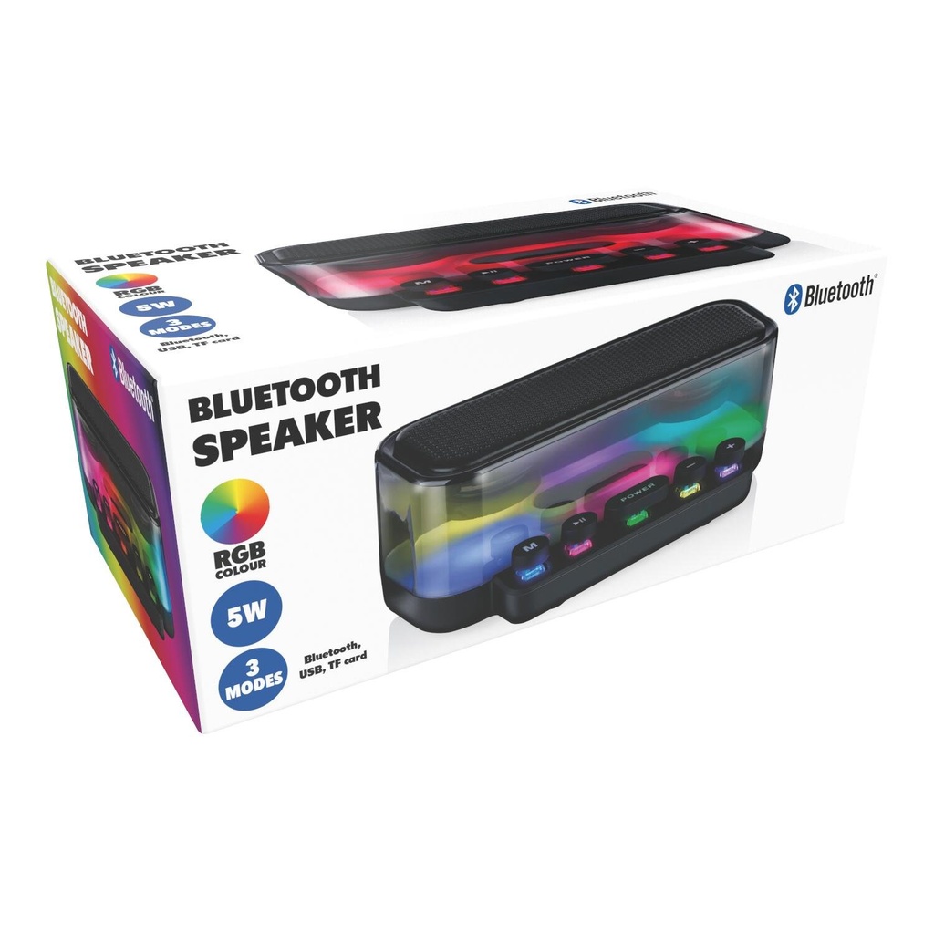 Compact Bluetooth RGB speaker