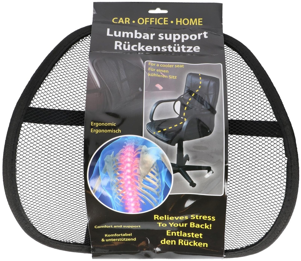 Lumbar Support Mesh 40x38x15cm