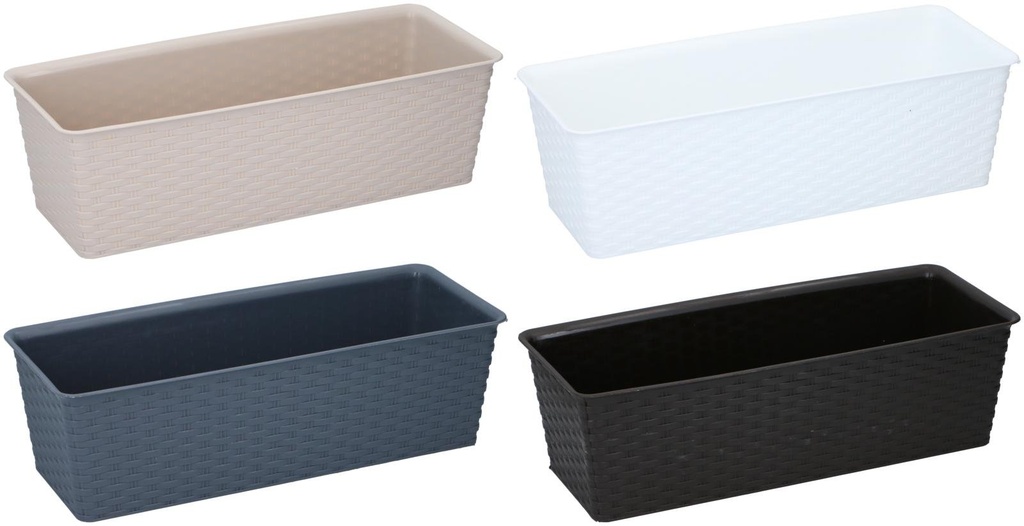Rectangular Flowerpot 12x16x40cm