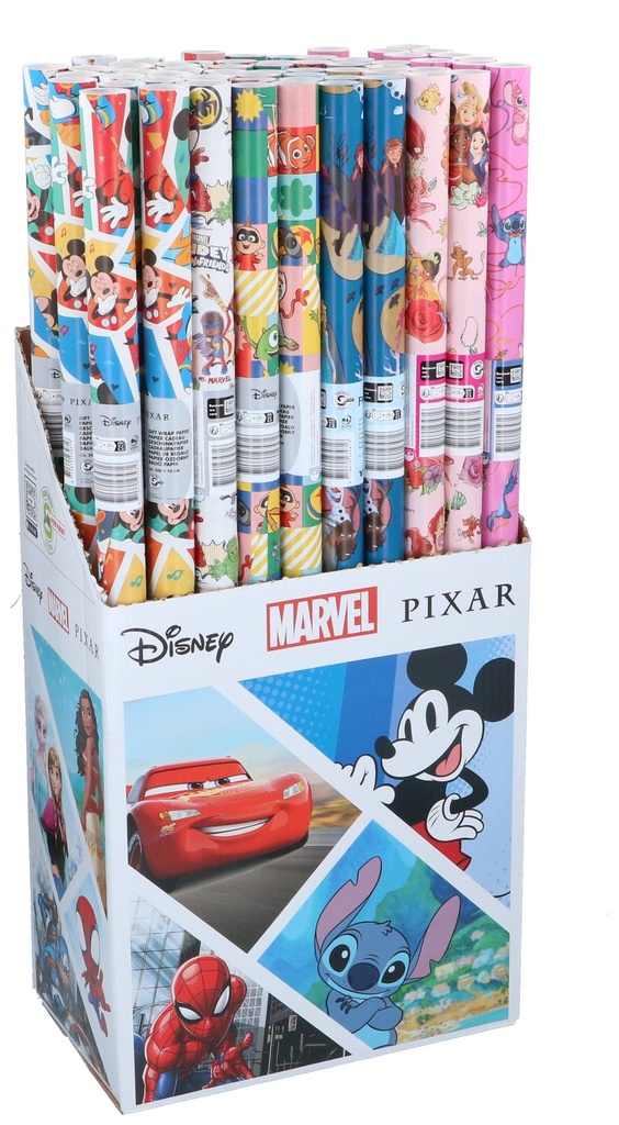 Marvel Pixar Gift Wrap Rolls