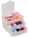 Sewing Kit With Thread And Storage Box